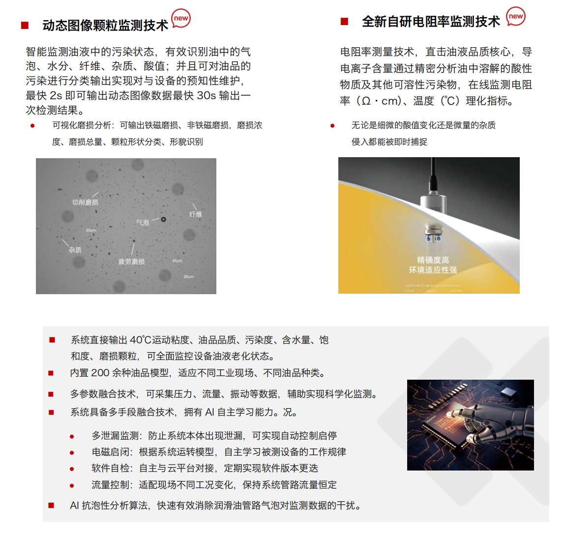 IOL-EX2系列防爆型在線油液監(jiān)測系統(tǒng) 監(jiān)測技術(shù)